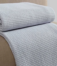 Calvin Klein Cotton Honeycomb Weave Ring Spun Bed Blanket