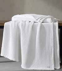 Calvin Klein Cotton Honeycomb Weave Ring Spun Bed Blanket