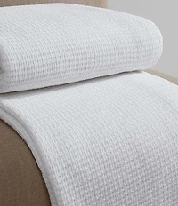 Calvin Klein Cotton Honeycomb Weave Ring Spun Bed Blanket