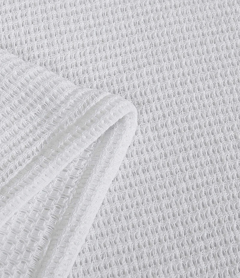 Calvin Klein Cotton Honeycomb Weave Ring Spun Bed Blanket