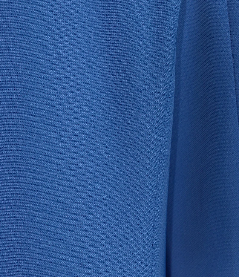 Calvin Klein Crepe De Chine Open Front Long Sleeve Jacket