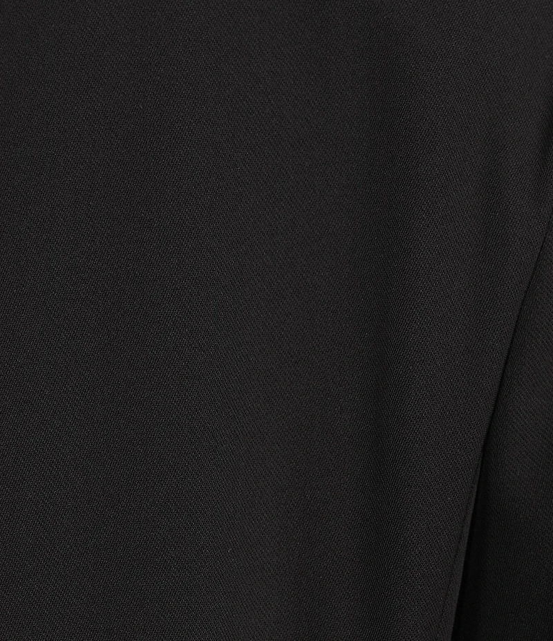 Calvin Klein Crepe De Chine Open Front Long Sleeve Jacket