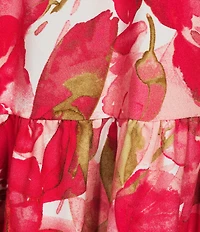 Calvin Klein Crepe Sleeveless Shoulder Tie Detail Midi Dress