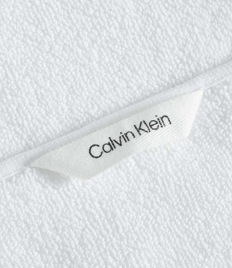 Calvin Klein Entwine Solid Cotton Terry 3-Piece Bath Towel Set
