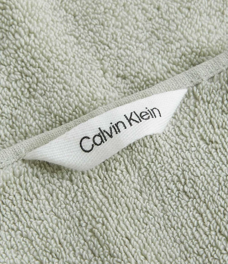 Calvin Klein Entwine Solid Cotton Terry 3-Piece Bath Towel Set