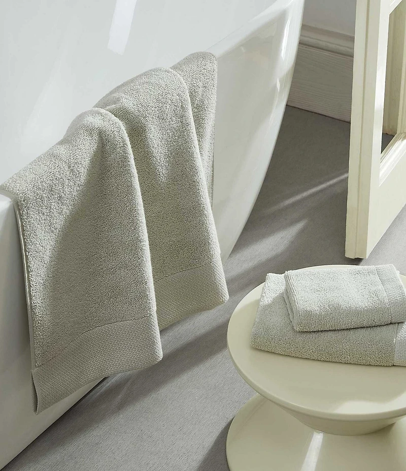 Calvin Klein Entwine Solid Cotton Terry 3-Piece Bath Towel Set