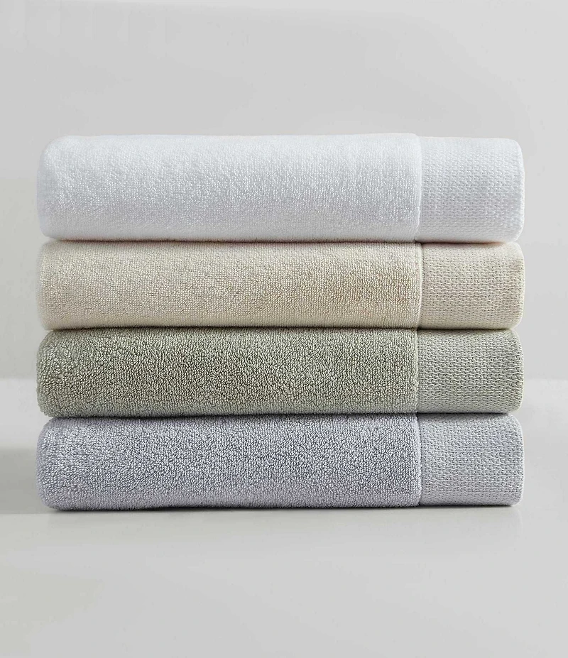 Calvin Klein Entwine Solid Cotton Terry 3-Piece Bath Towel Set