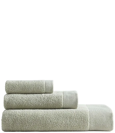 Calvin Klein Entwine Solid Cotton Terry 3-Piece Bath Towel Set