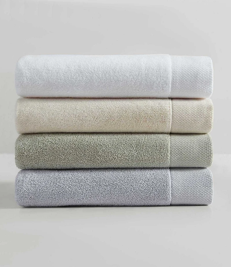Calvin Klein Entwine Solid Cotton Terry 3-Piece Bath Towel Set