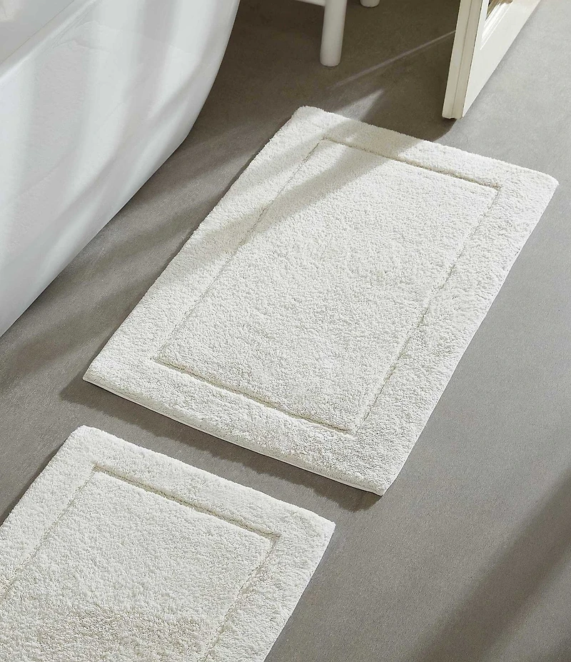 Calvin Klein Essence Solid Cotton Tufted 2-Piece Bath Rug Set