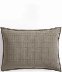 Calvin Klein Essential Garment Washed Cotton Jacquard Sham