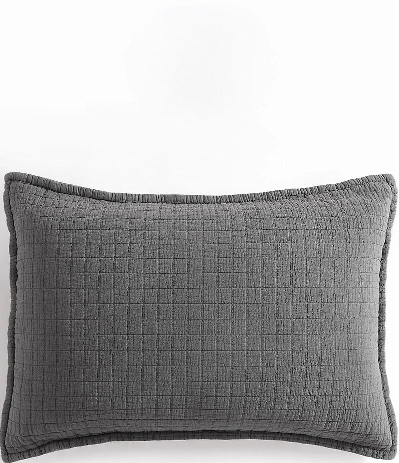 Calvin Klein Essential Garment Washed Cotton Jacquard Sham