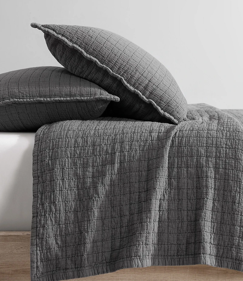 Calvin Klein Essential Garment Washed Cotton Jacquard Sham