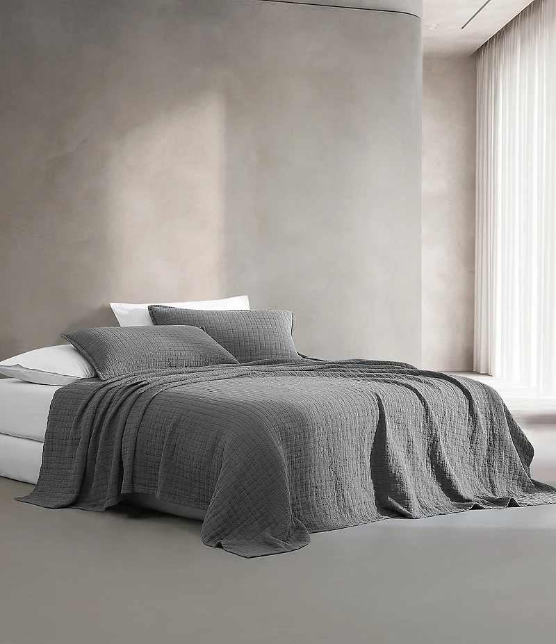 Calvin Klein Essential Garment Washed Cotton Jacquard Sham