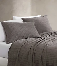 Calvin Klein Essential Garment Washed Cotton Jacquard Sham
