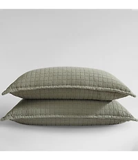Calvin Klein Essential Garment Washed Cotton Jacquard Sham
