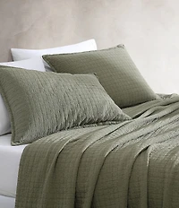 Calvin Klein Essential Garment Washed Cotton Jacquard Sham