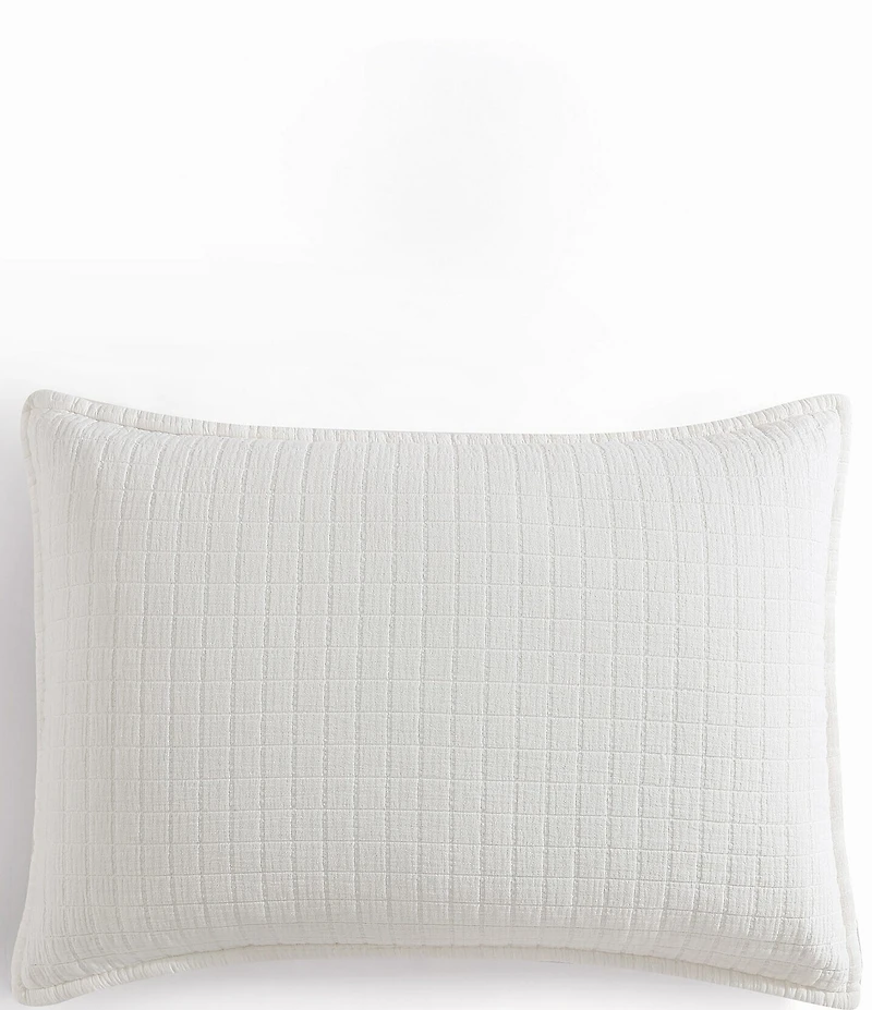 Calvin Klein Essential Garment Washed Cotton Jacquard Sham