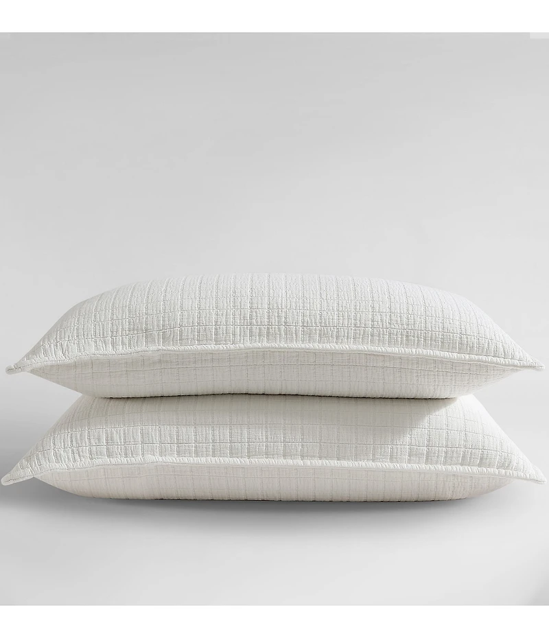 Calvin Klein Essential Garment Washed Cotton Jacquard Sham
