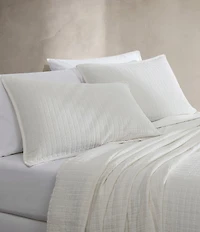 Calvin Klein Essential Garment Washed Cotton Jacquard Sham