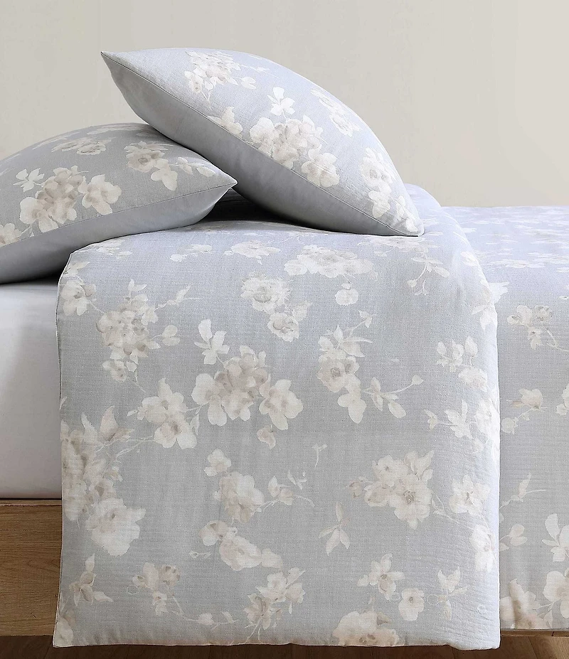 Calvin Klein Eternity Floral Cotton Gauze Duvet Cover Mini Set