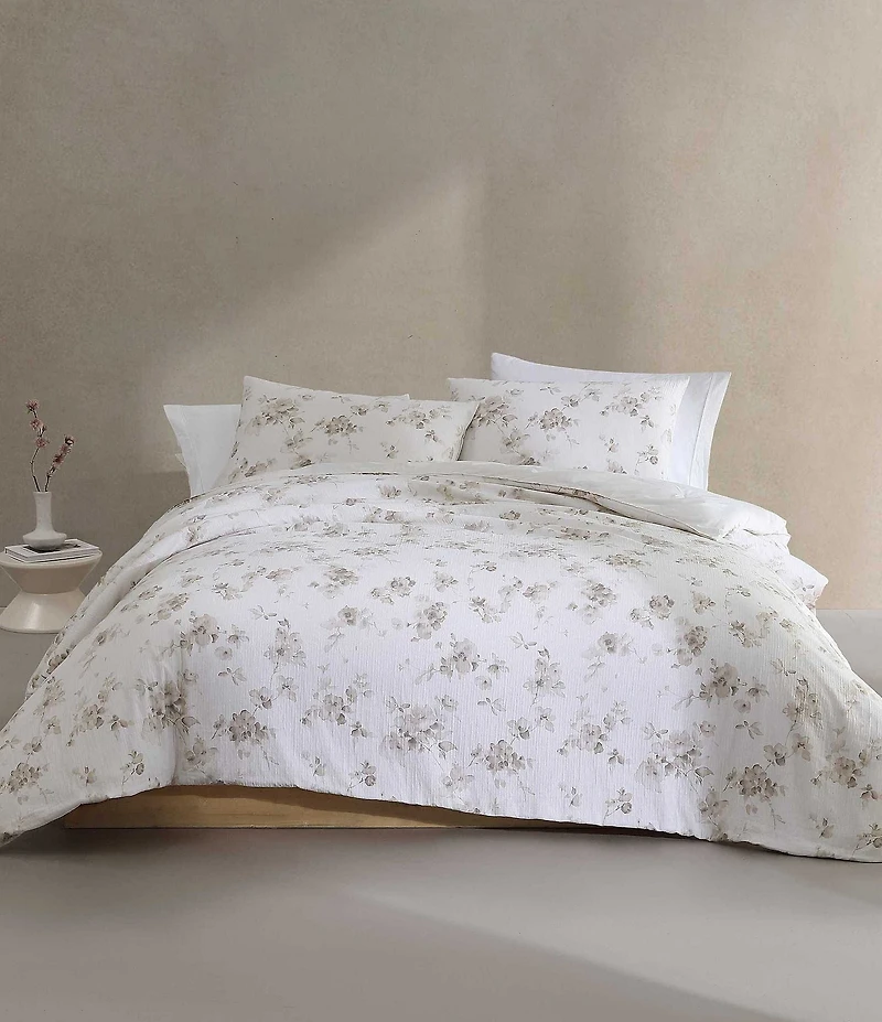 Calvin Klein Eternity Floral Cotton Gauze Duvet Cover Mini Set