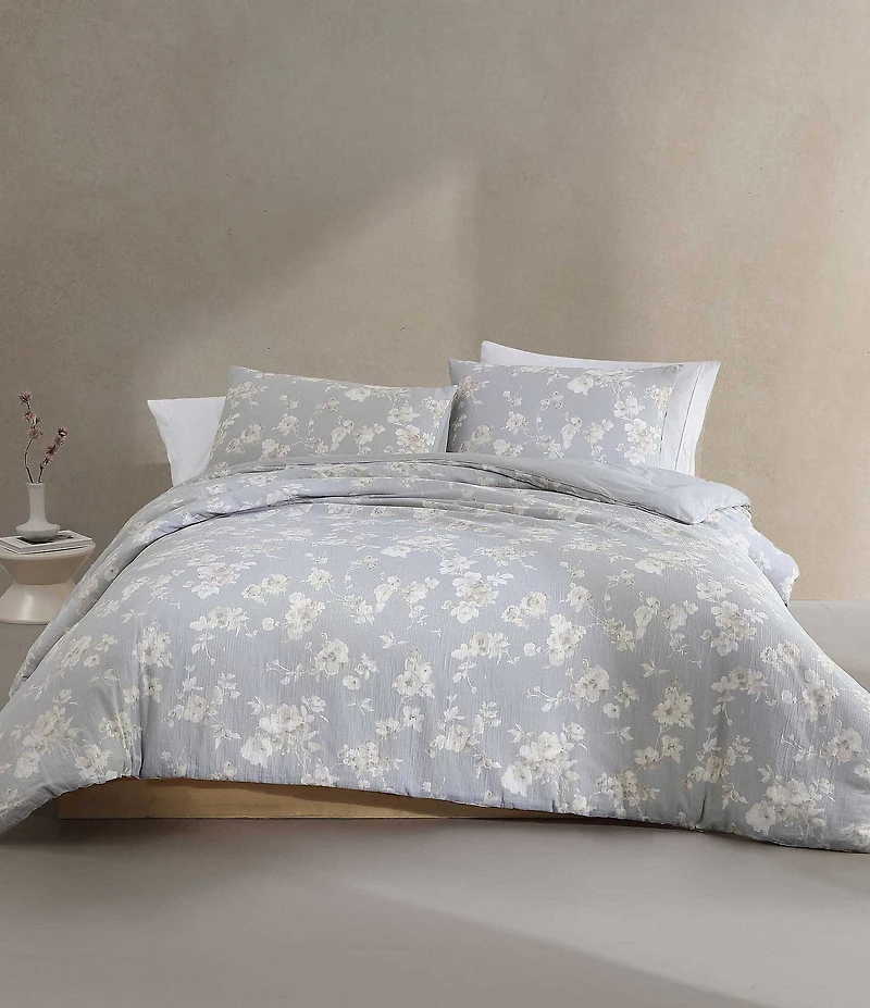 Calvin Klein Eternity Floral Cotton Gauze Mini Comforter Set