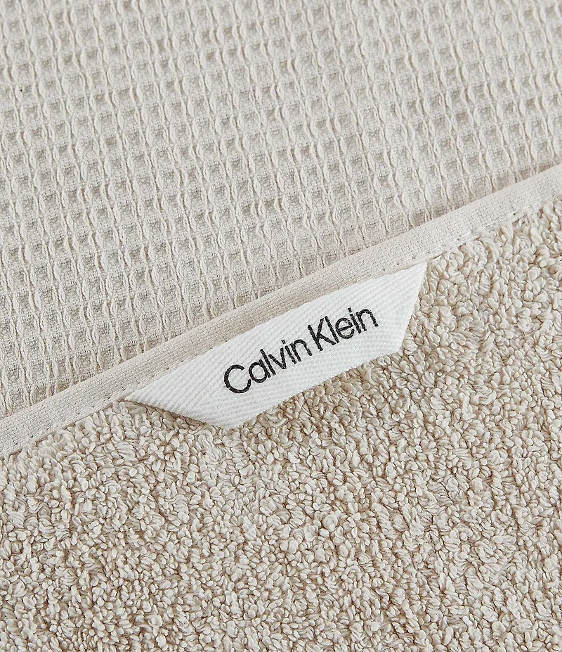 Calvin Klein Eternity Solid Cotton Terry 3 Piece Bath Towel Set