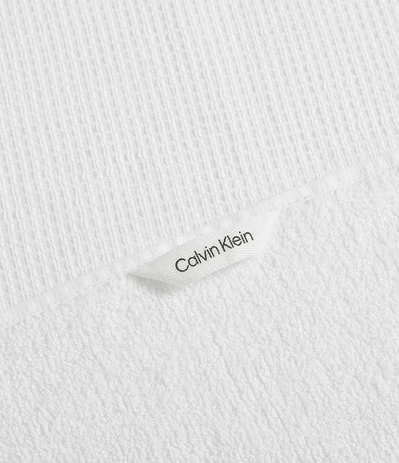 Calvin Klein Eternity Solid Cotton Terry 3 Piece Bath Towel Set