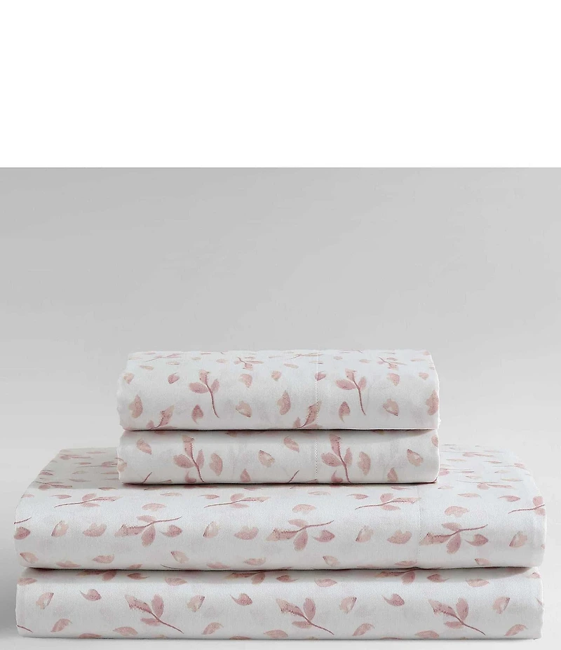 Calvin Klein Falling Petals 300-Thread Count Sateen Sheet Set