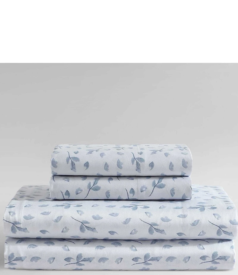 Calvin Klein Falling Petals 300-Thread Count Sateen Sheet Set