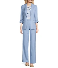 Calvin Klein Faux Denim Straight Pants