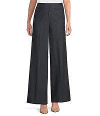 Calvin Klein Faux Denim Wide Leg Pants