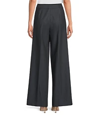 Calvin Klein Faux Denim Wide Leg Pants