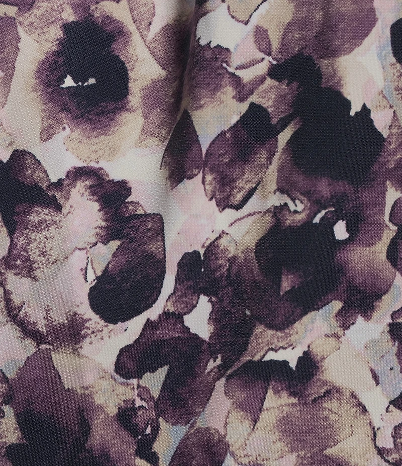 Calvin Klein Jersey Printed Sleeveless Pleat Neck Cami