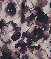 Calvin Klein Jersey Printed Sleeveless Pleat Neck Cami