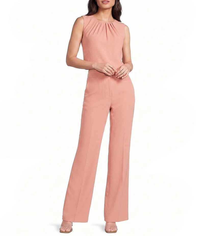 Calvin Klein Knit Jersey Cowl Neck Sleeveless Top