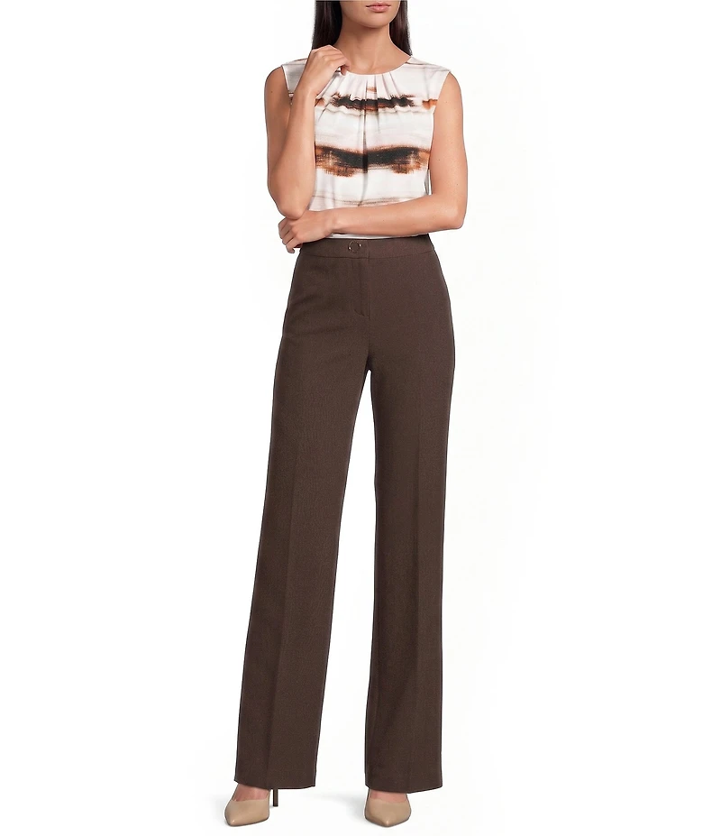 Calvin Klein Knit Jersey Print Crew Neck Sleeveless Top