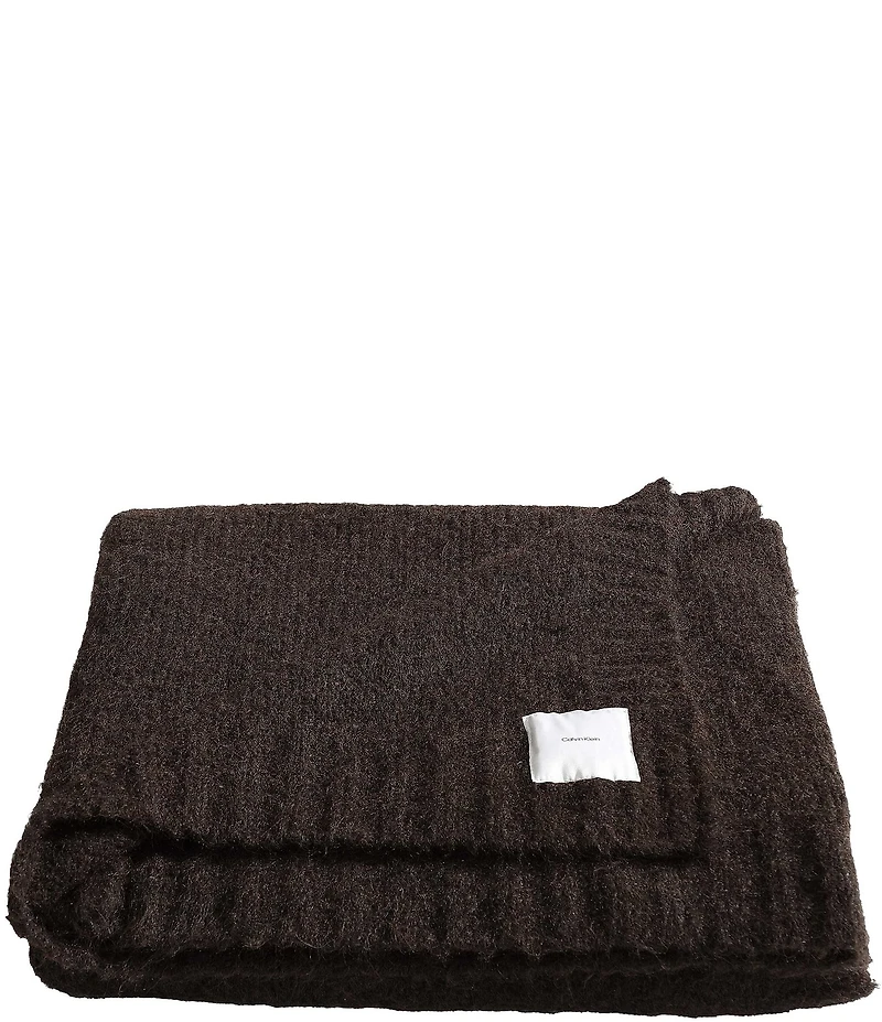 Calvin Klein Knitted Throw Blanket