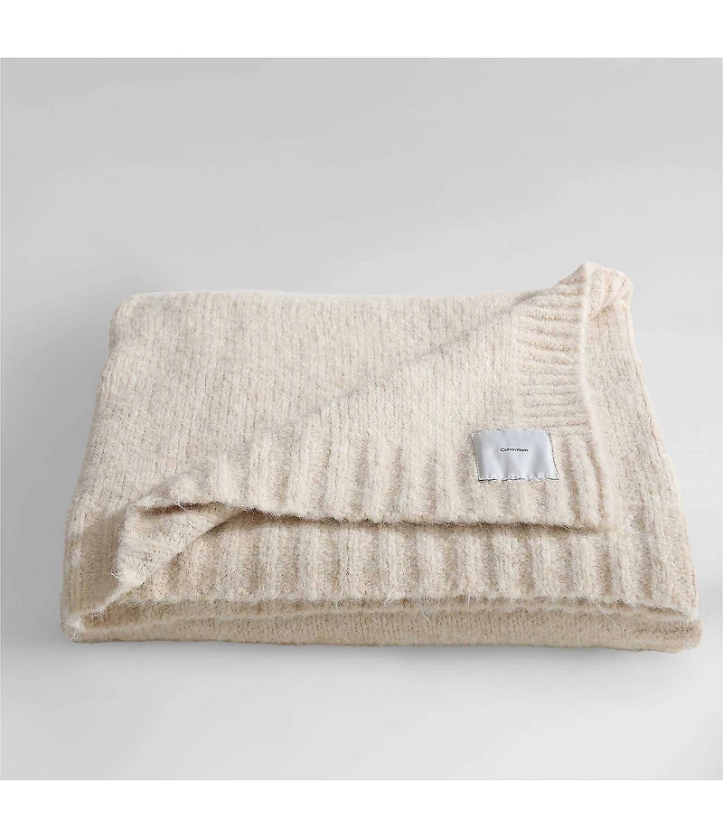 Calvin Klein Knitted Throw Blanket