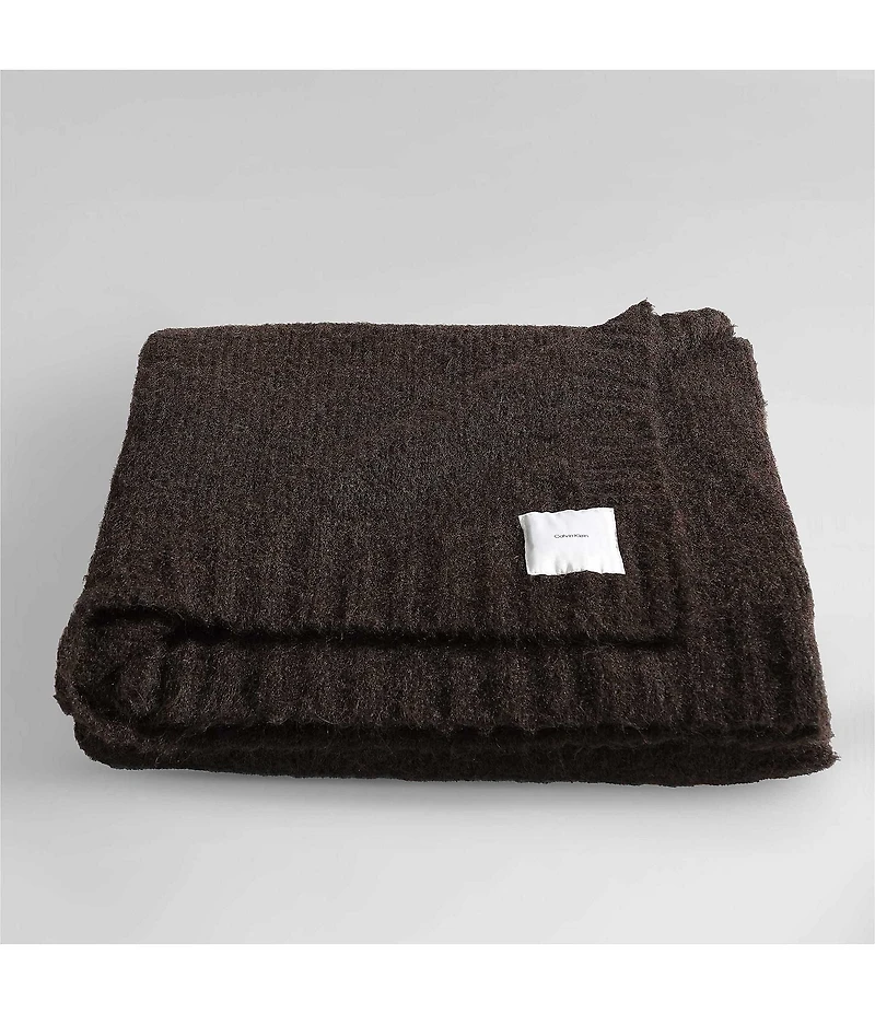 Calvin Klein Knitted Throw Blanket