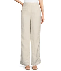 Calvin Klein Linen Blend Straight Leg Pants