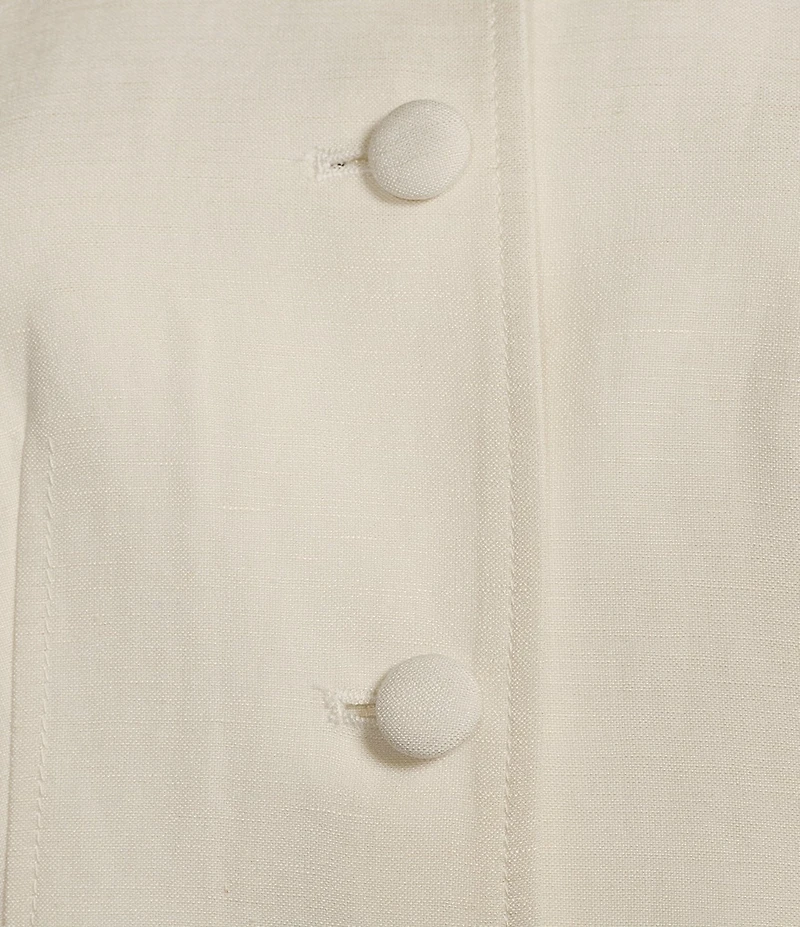 Calvin Klein Linen Blend Button Front Vest