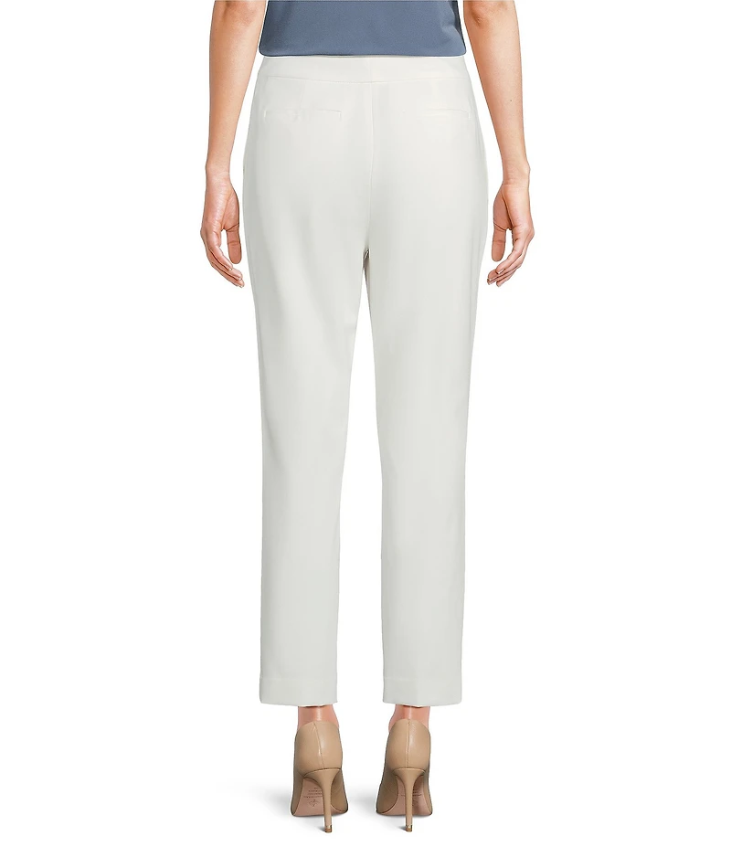 Calvin Klein Luxe Slim Fit Straight Leg Ankle Pants