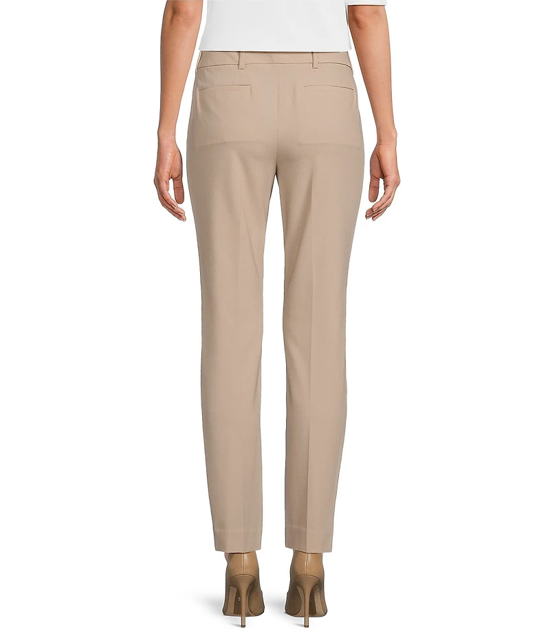Calvin Klein Luxe Stretch Slim-Leg Pants