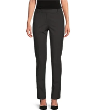 Calvin Klein Luxe Stretch Slim-Leg Pants