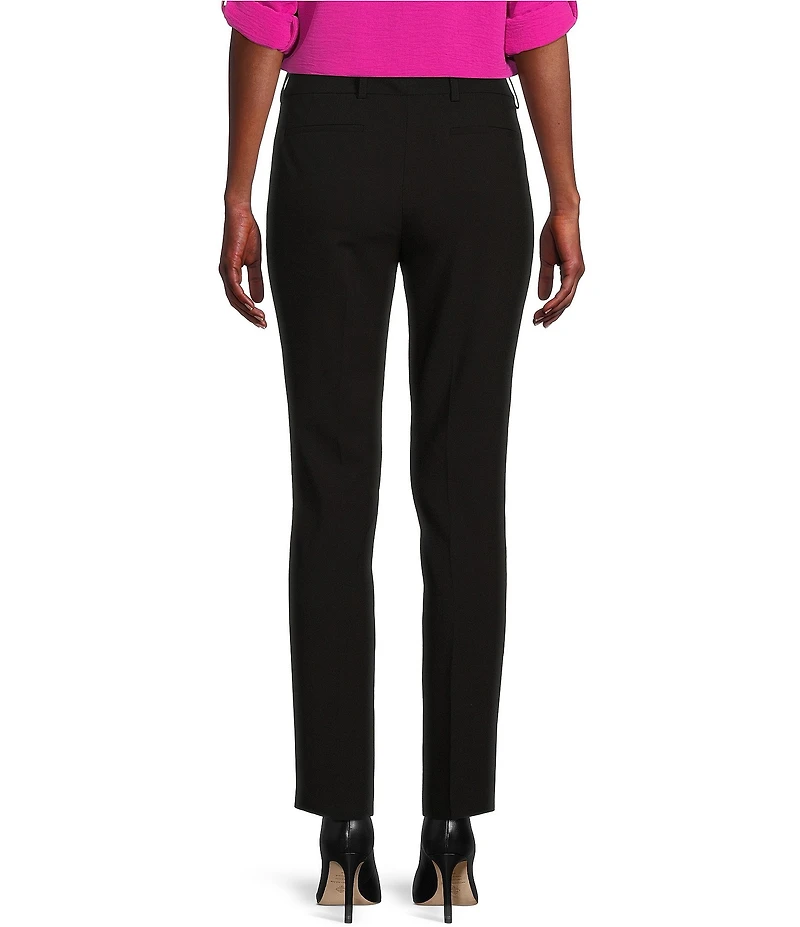 Calvin Klein Luxe Stretch Slim-Leg Pants