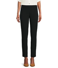 Calvin Klein Luxe Stretch Slim-Leg Pants
