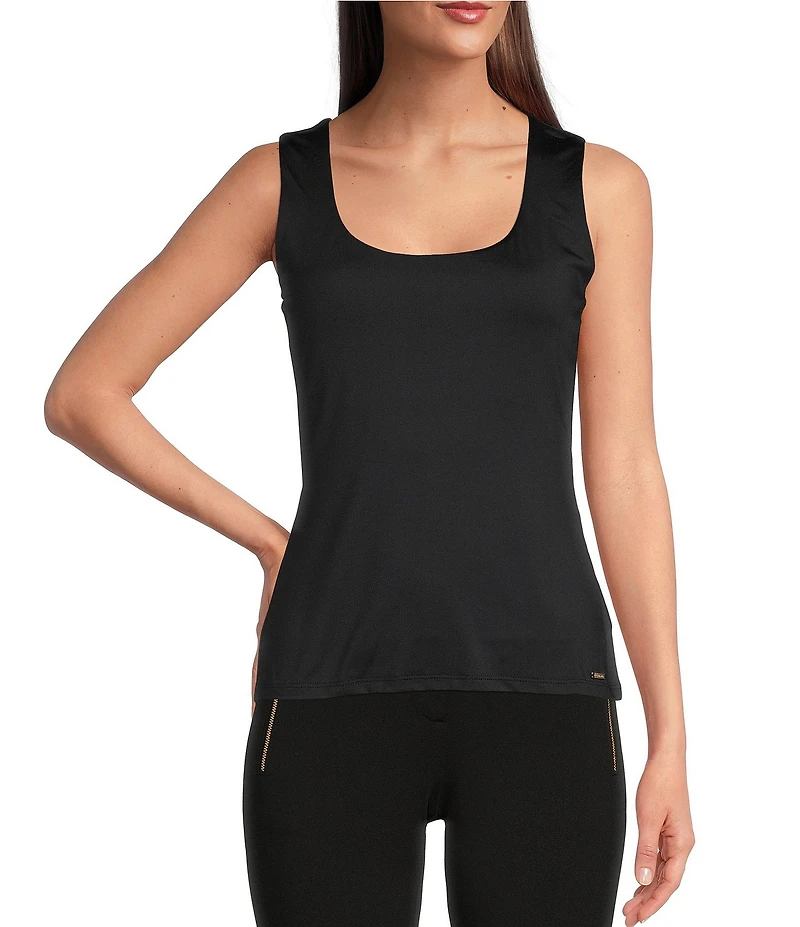 Calvin Klein Matte Jersey Scoop Neck Tank