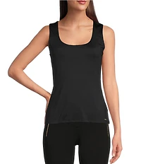 Calvin Klein Matte Jersey Scoop Neck Tank